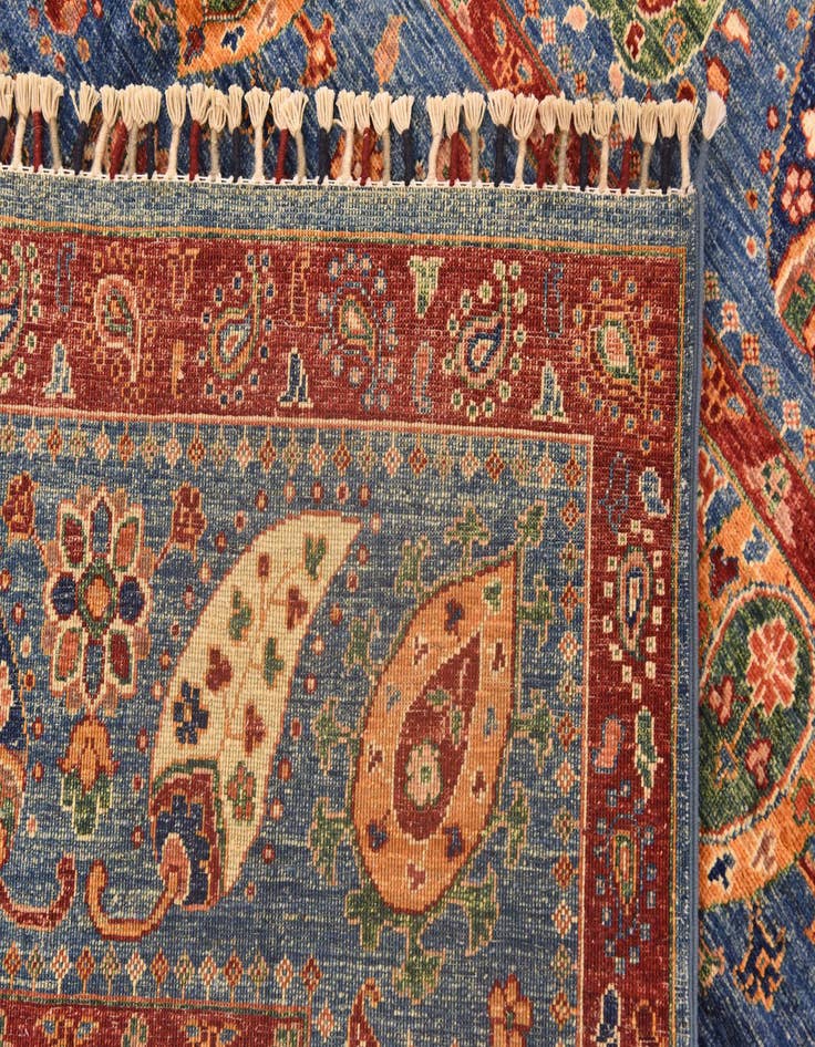 Detail image of  5' 8 x 8' 1  Hand Knotted Ariana Ziegler Rug