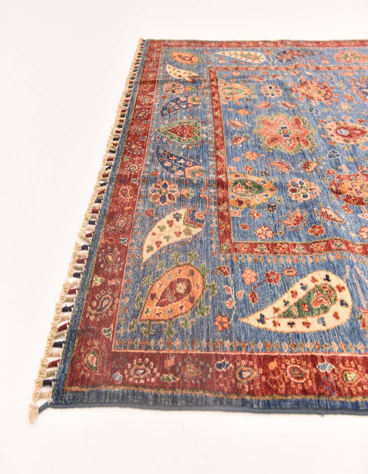 Detail image of  5' 8 x 8' 1  Hand Knotted Ariana Ziegler Rug