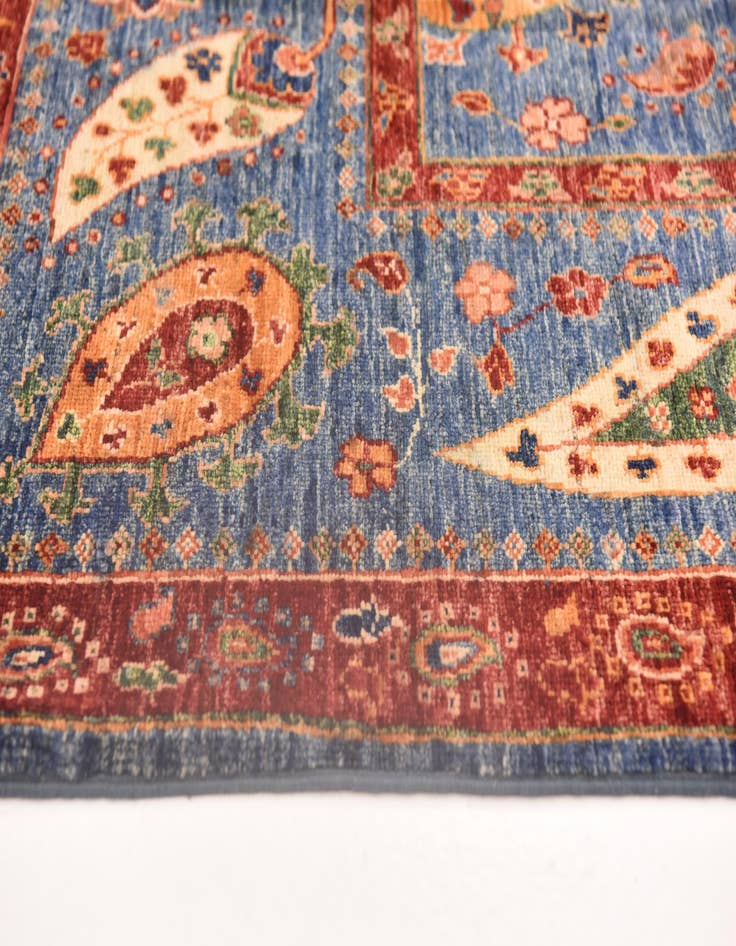 Detail image of  5' 8 x 8' 1  Hand Knotted Ariana Ziegler Rug