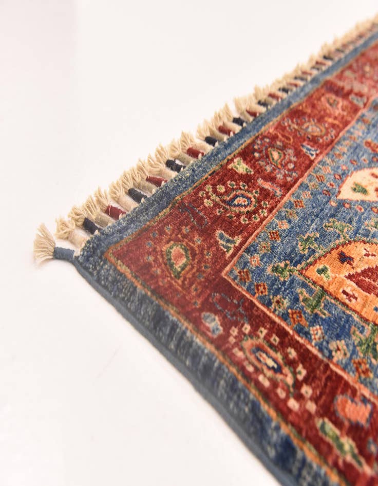 Detail image of  5' 8 x 8' 1  Hand Knotted Ariana Ziegler Rug