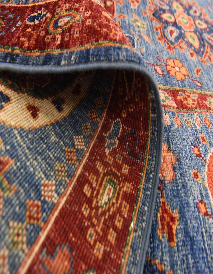 Detail image of  5' 8 x 8' 1  Hand Knotted Ariana Ziegler Rug