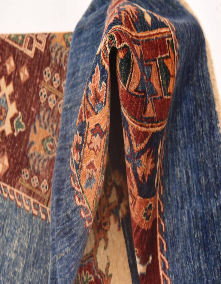 Detail image of  5' 7 x 8'  Hand Knotted Ariana Ziegler Rug