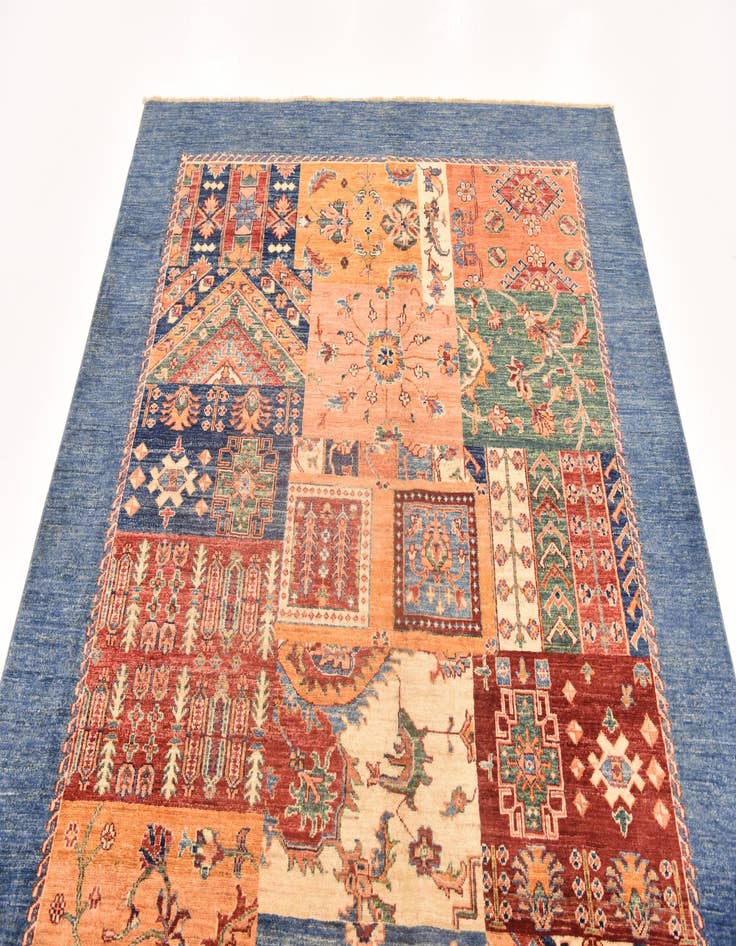 Detail image of  5' 7 x 8'  Hand Knotted Ariana Ziegler Rug