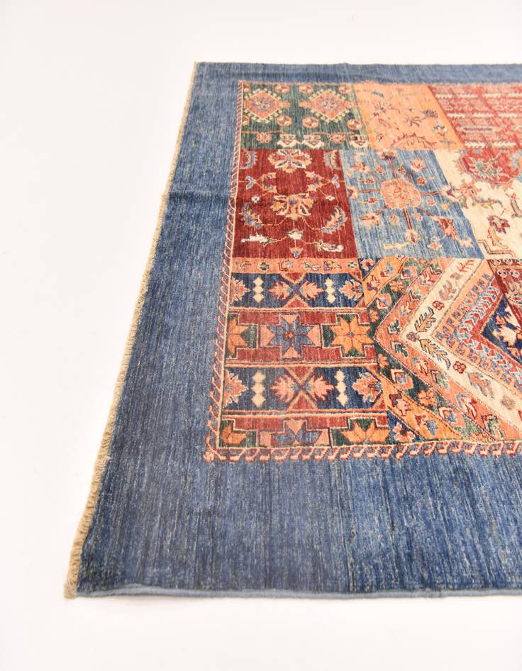 Detail image of  5' 7 x 8'  Hand Knotted Ariana Ziegler Rug