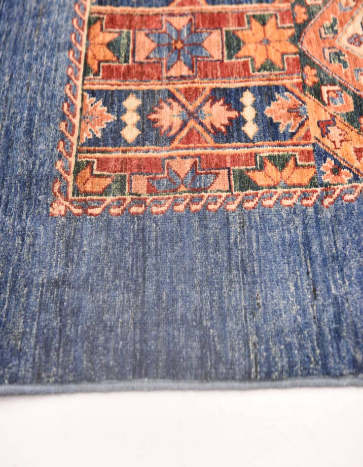 Detail image of  5' 7 x 8'  Hand Knotted Ariana Ziegler Rug