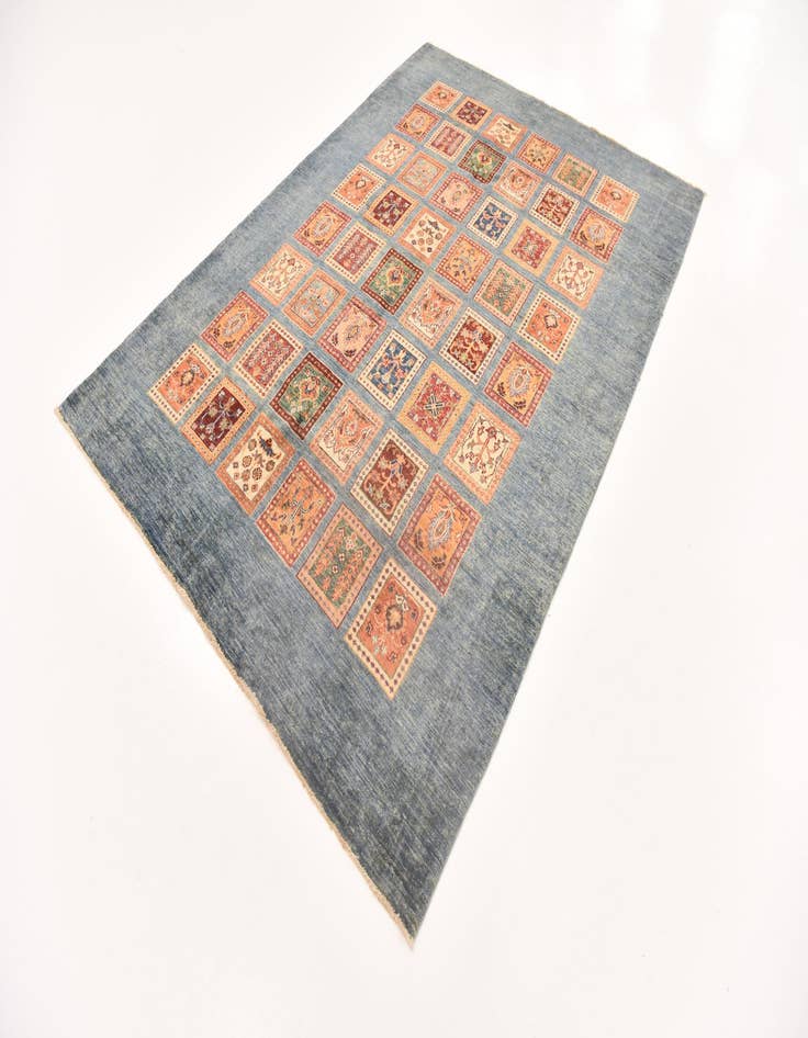 Detail image of  5' 9 x 8' 1  Hand Knotted Ariana Ziegler Rug