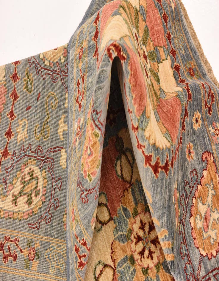 Detail image of  5' 7 x 7' 9  Hand Knotted Ariana Ziegler Oriental Rug