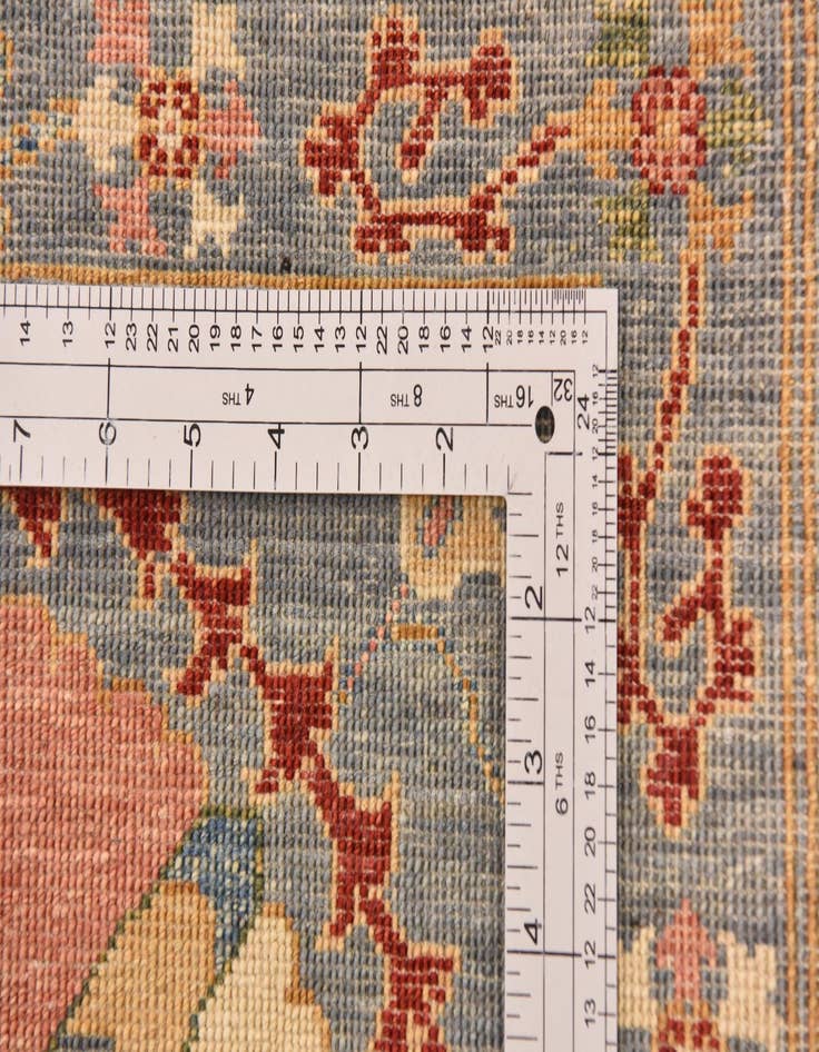 Detail image of  5' 7 x 7' 9  Hand Knotted Ariana Ziegler Oriental Rug