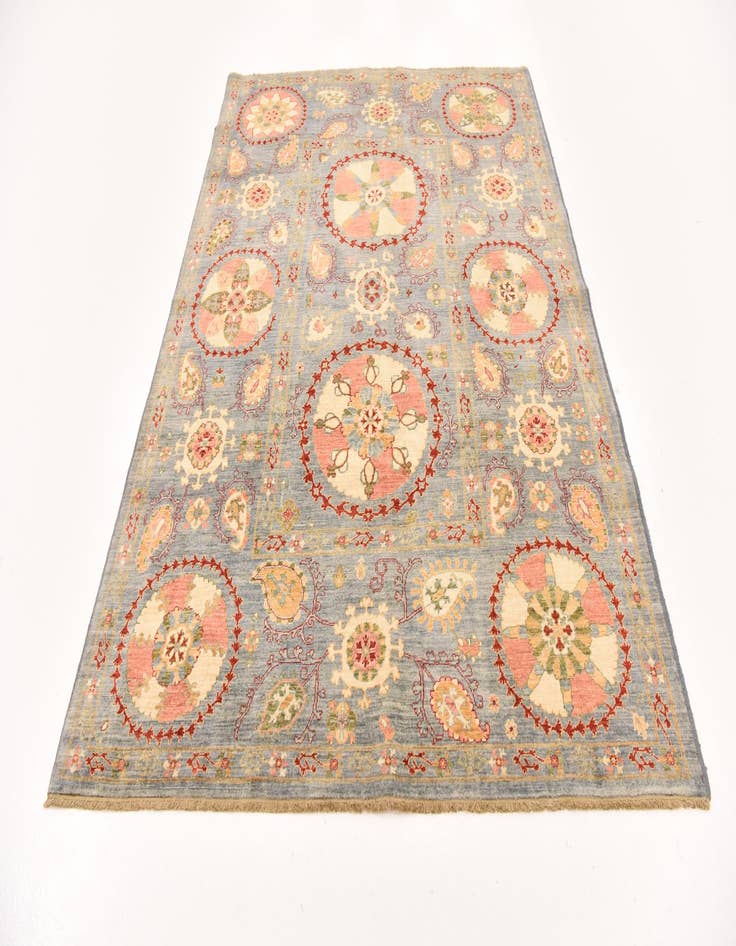 Detail image of  5' 7 x 7' 9  Hand Knotted Ariana Ziegler Oriental Rug