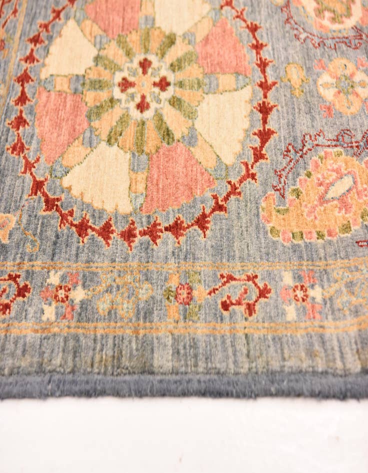 Detail image of  5' 7 x 7' 9  Hand Knotted Ariana Ziegler Oriental Rug