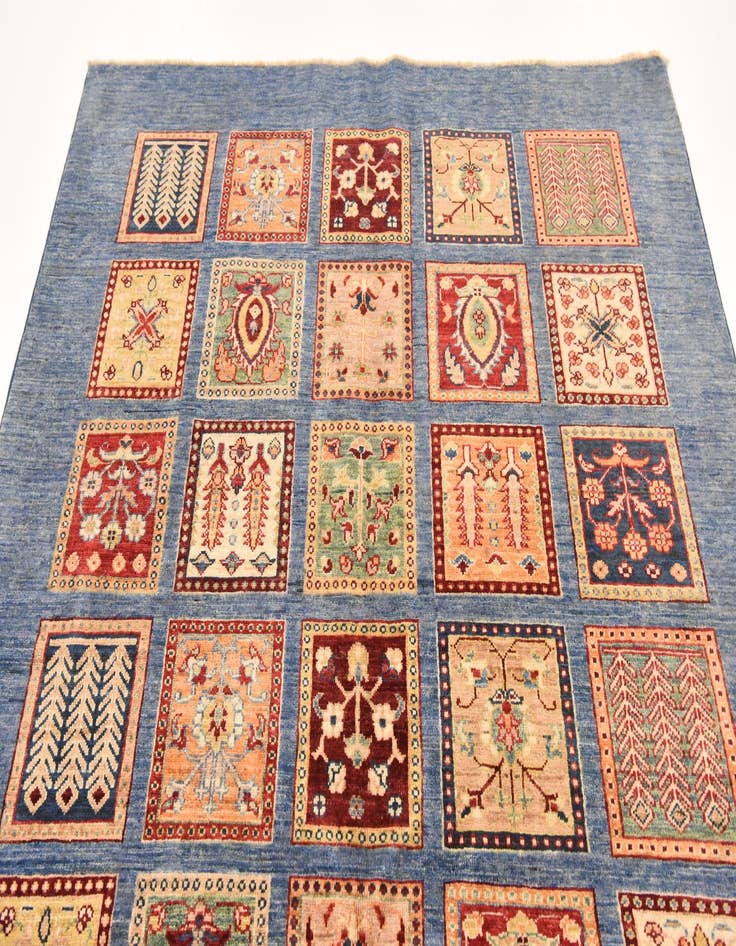 Detail image of  5' 2 x 6' 10  Hand Knotted Ariana Ziegler Rug