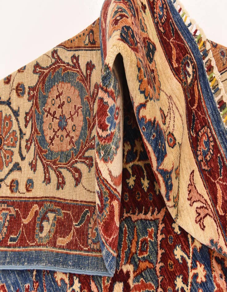 Detail image of  6' 9 x 10' 1  Hand Knotted Ariana Ziegler Rug