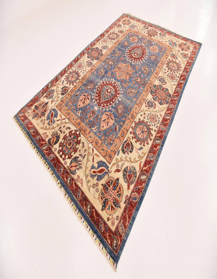 Detail image of  6' 9 x 10' 1  Hand Knotted Ariana Ziegler Rug