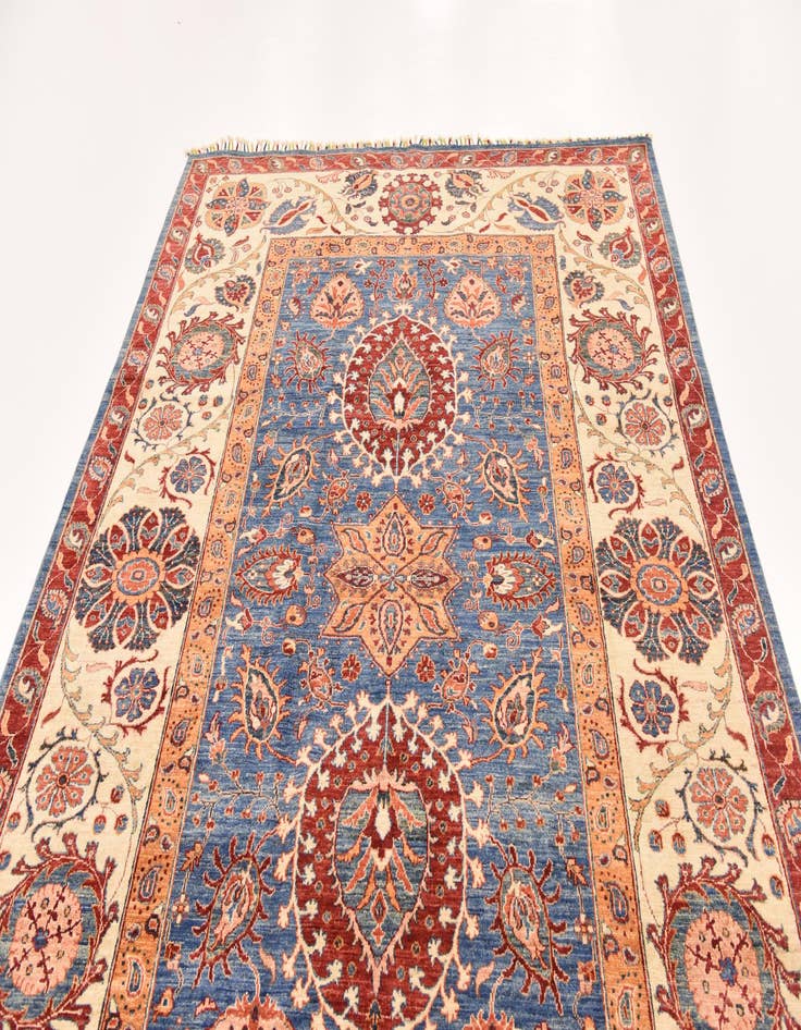 Detail image of  6' 9 x 10' 1  Hand Knotted Ariana Ziegler Rug