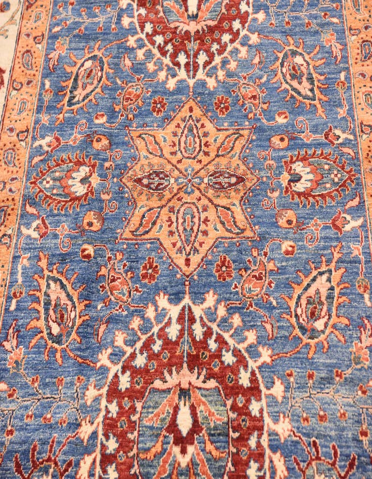 Detail image of  6' 9 x 10' 1  Hand Knotted Ariana Ziegler Rug