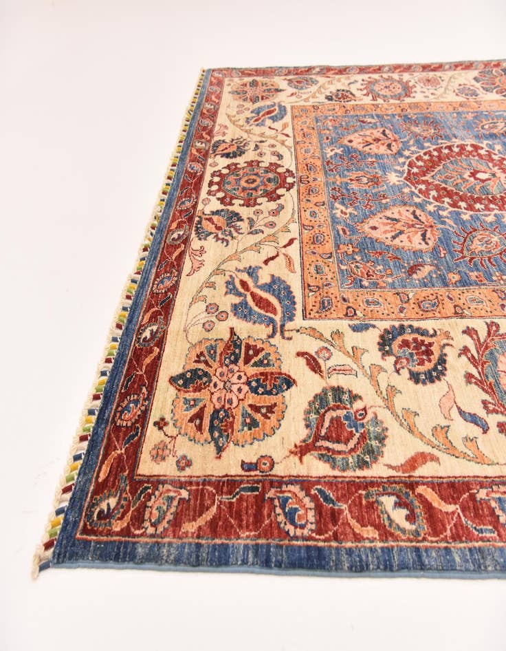 Detail image of  6' 9 x 10' 1  Hand Knotted Ariana Ziegler Rug