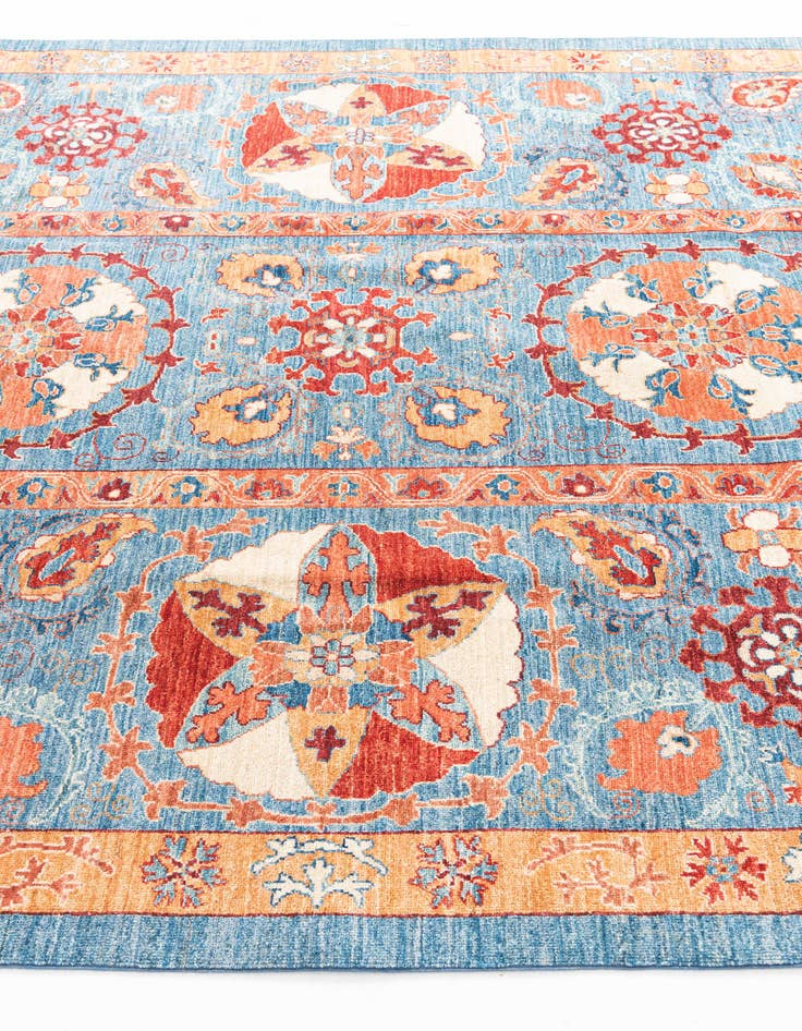 Detail image of  6' 7 x 9' 7  Hand Knotted Ariana Ziegler Rug