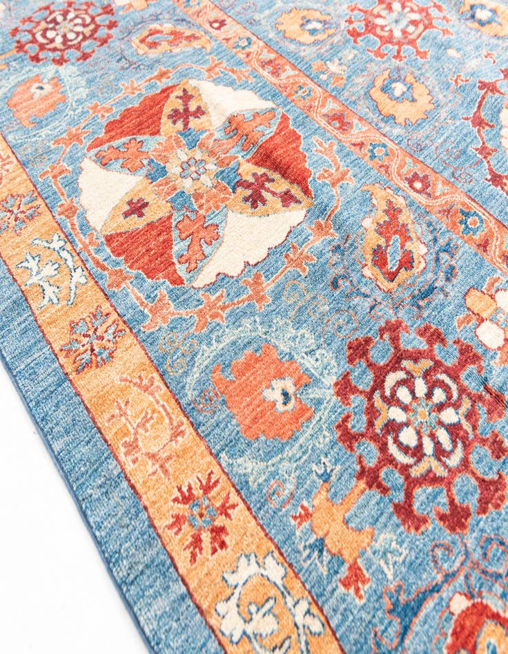 Detail image of  6' 7 x 9' 7  Hand Knotted Ariana Ziegler Rug