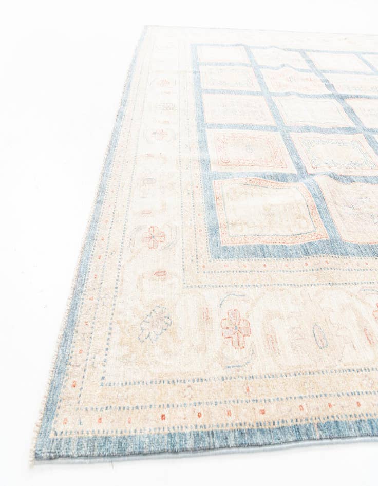 Detail image of  8' x 10' 5  Hand Knotted Ariana Ziegler Oriental Rug