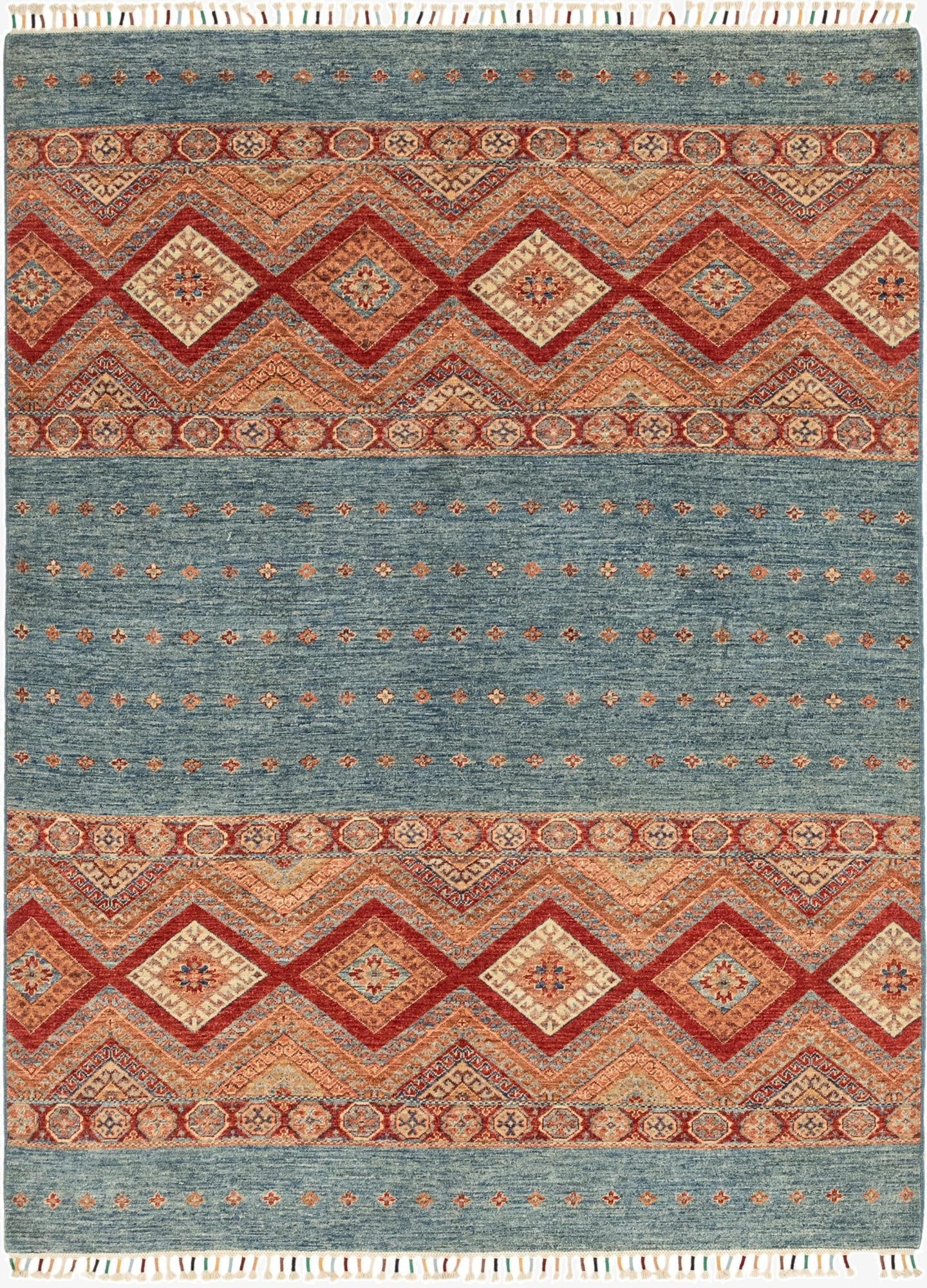  5' 9 x 7' 7  Hand Knotted Ariana Ziegler Rug