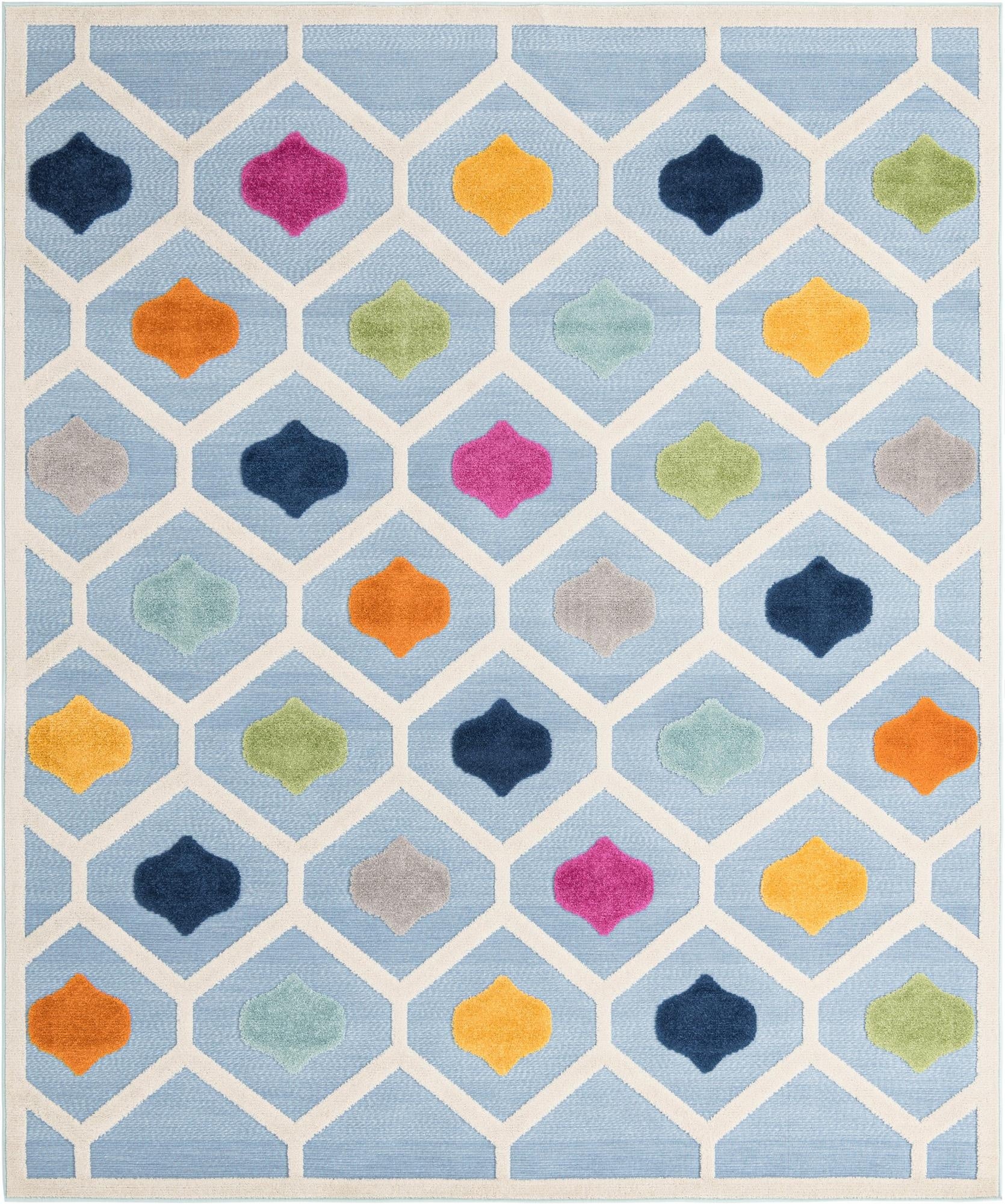  7' 10 x 10'  Washable Aruba Indoor / Outdoor Rug