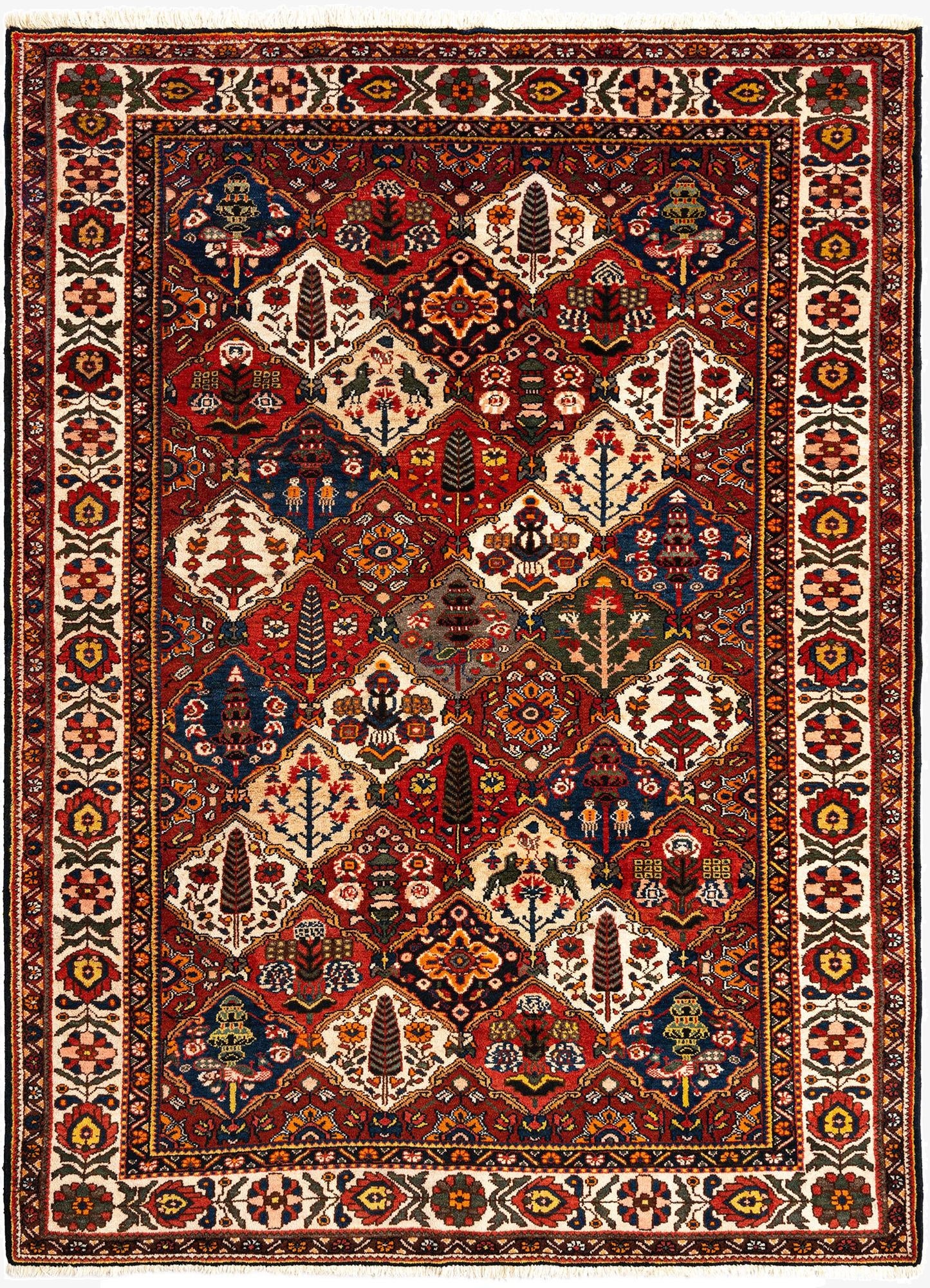  7' 1 x 9' 6 Bachtiar Wool Rug