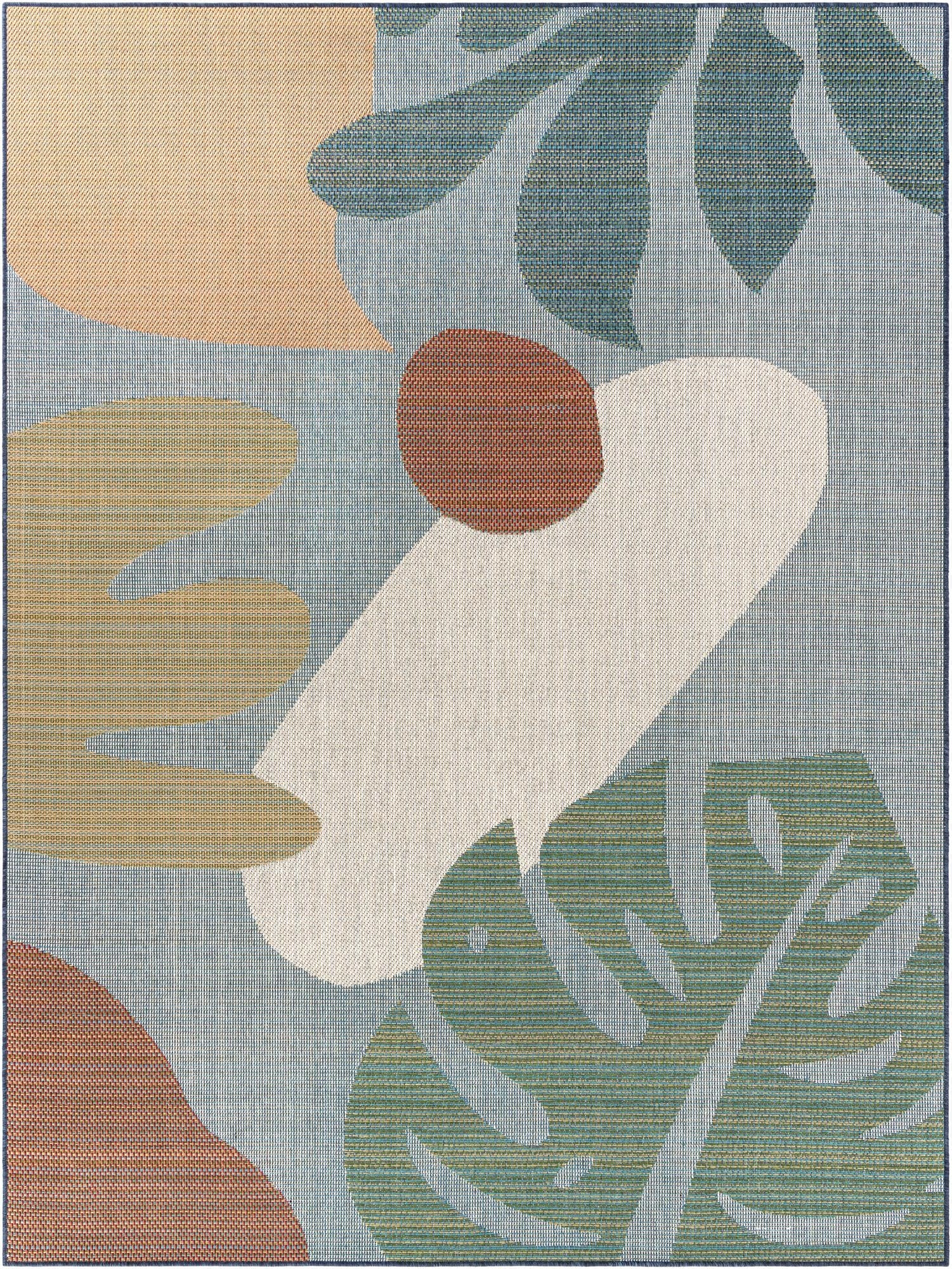  7' 10 x 10'  Washable Baja Indoor / Outdoor Rug