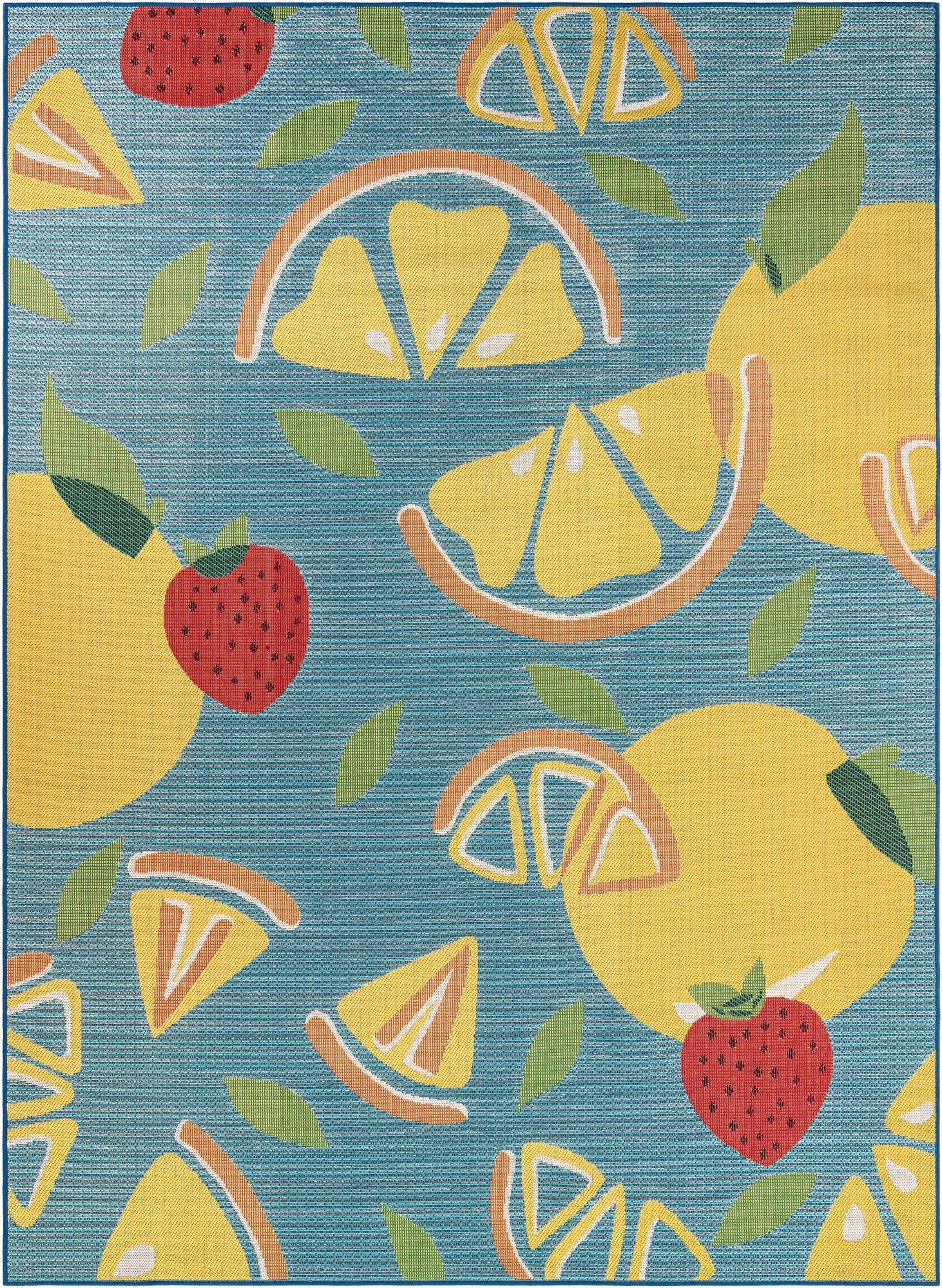  9' x 12'  Washable Baja Indoor / Outdoor Rug