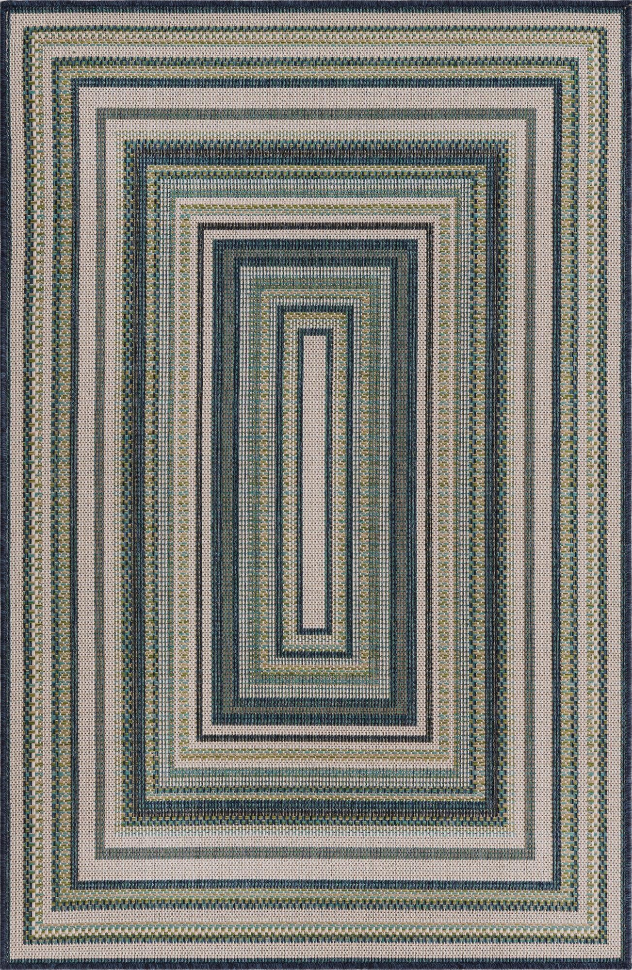  4' x 6'  Washable Baja Indoor / Outdoor Rug
