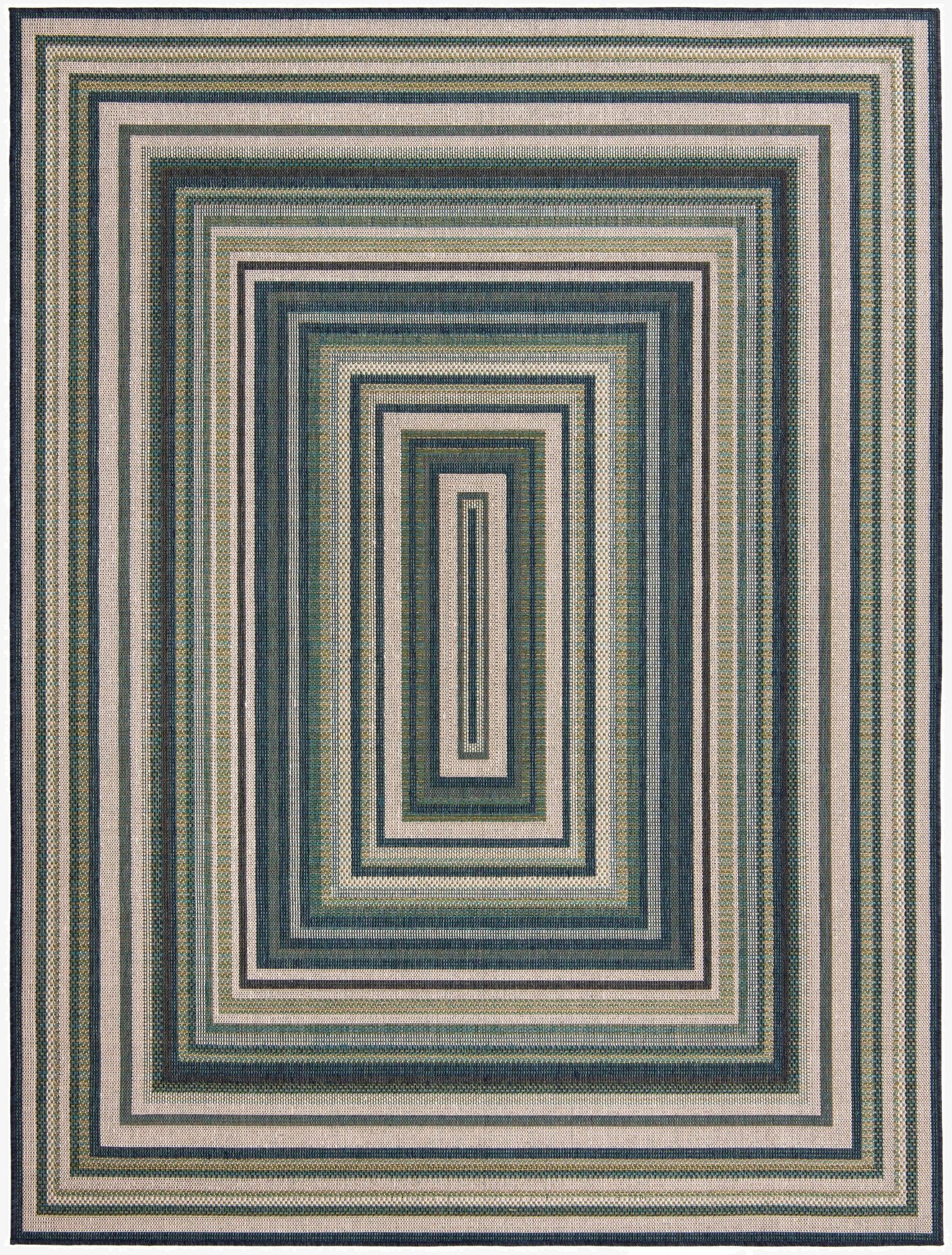  7' 10 x 10'  Washable Baja Indoor / Outdoor Rug