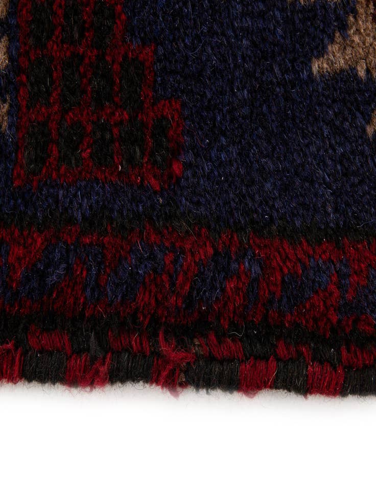Detail image of  3' 1 x 4' 9  Hand Knotted Balouch Persian Wool Rug