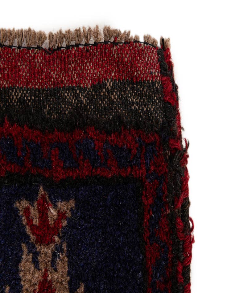 Detail image of  3' 1 x 4' 9  Hand Knotted Balouch Persian Wool Rug