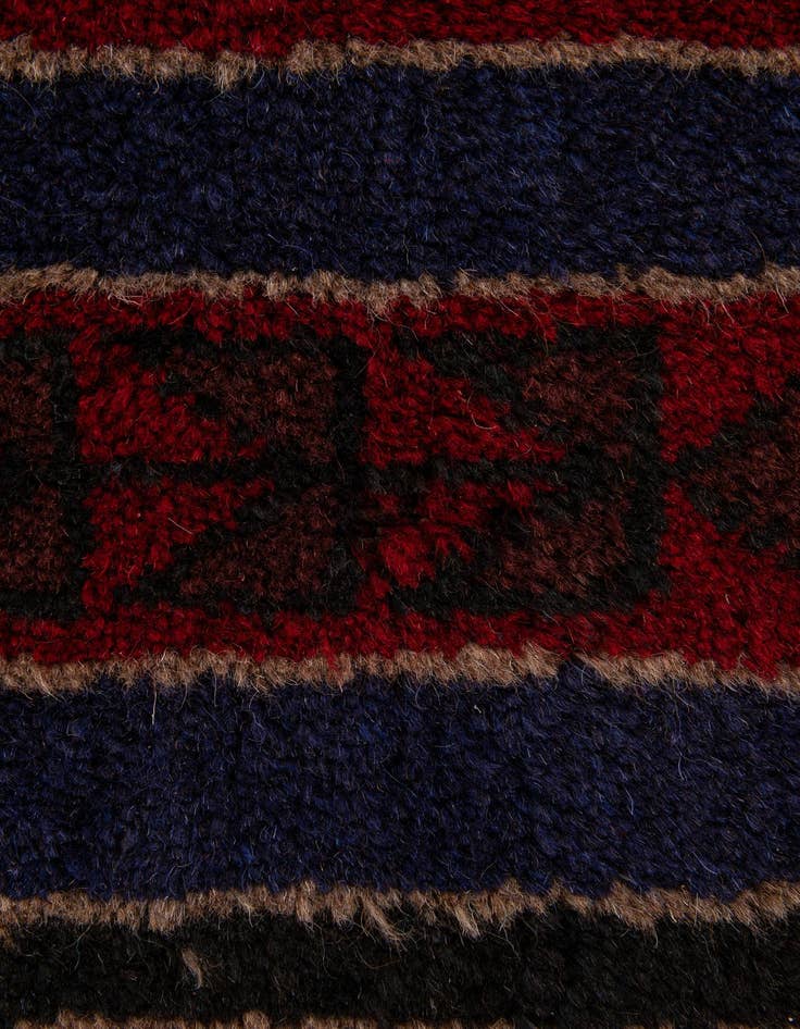 Detail image of  3' 1 x 4' 9  Hand Knotted Balouch Persian Wool Rug