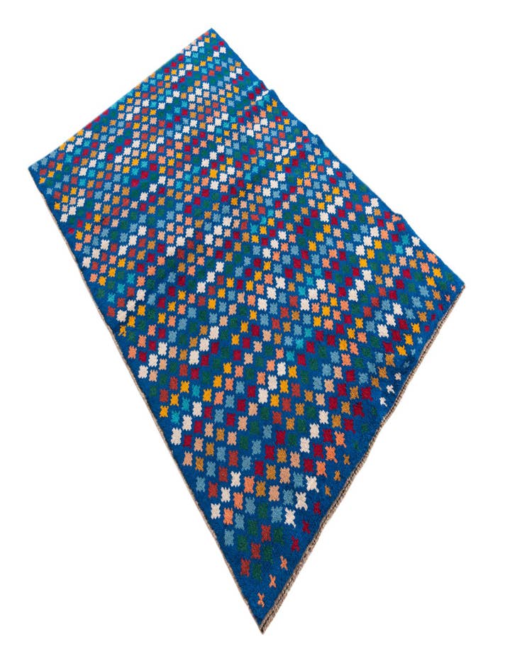 Detail image of  3' 10 x 5' 9  Hand Knotted Balouch Wool Rug