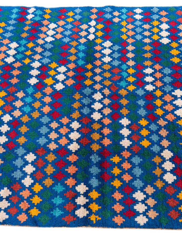 Detail image of  3' 10 x 5' 9  Hand Knotted Balouch Wool Rug