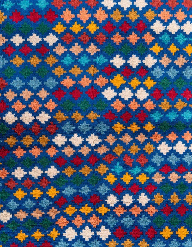 Detail image of  3' 10 x 5' 9  Hand Knotted Balouch Wool Rug