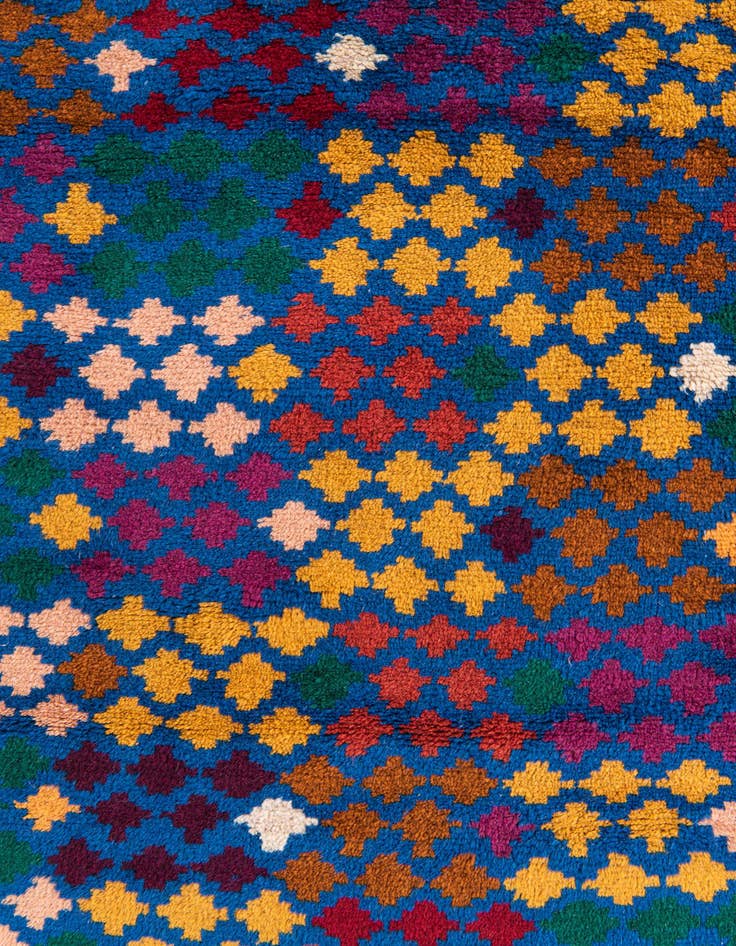 Detail image of  2' 9 x 4' 7  Hand Knotted Balouch Wool Rug