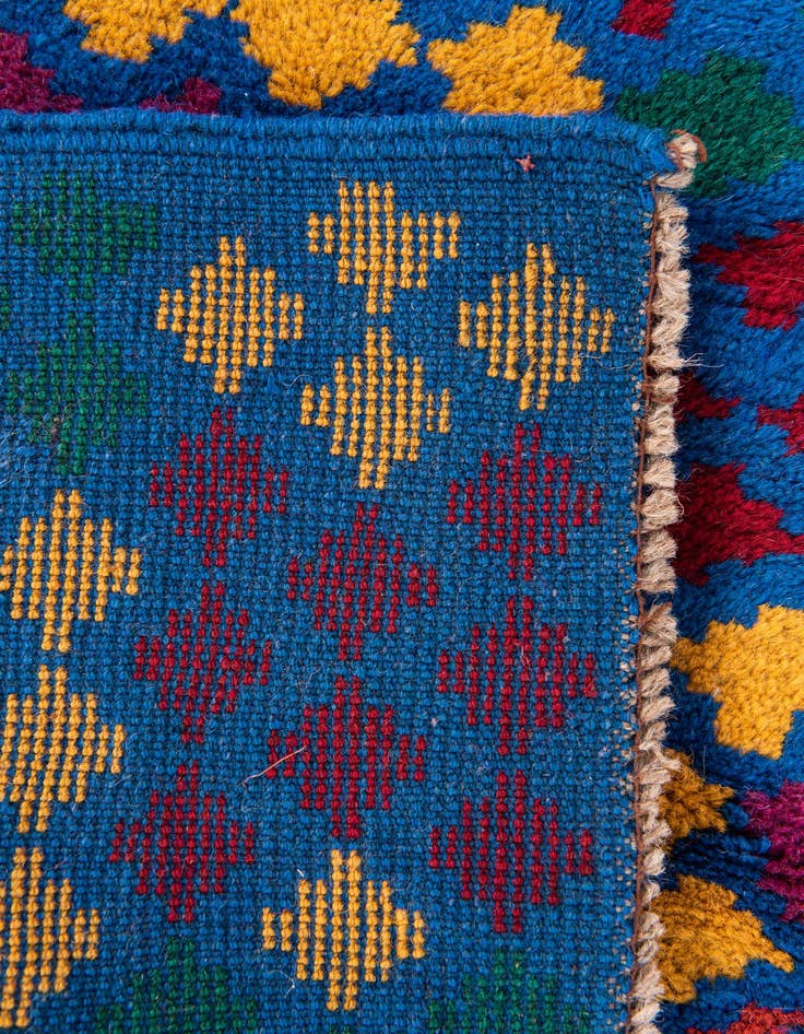 Detail image of  2' 9 x 4' 7  Hand Knotted Balouch Wool Rug