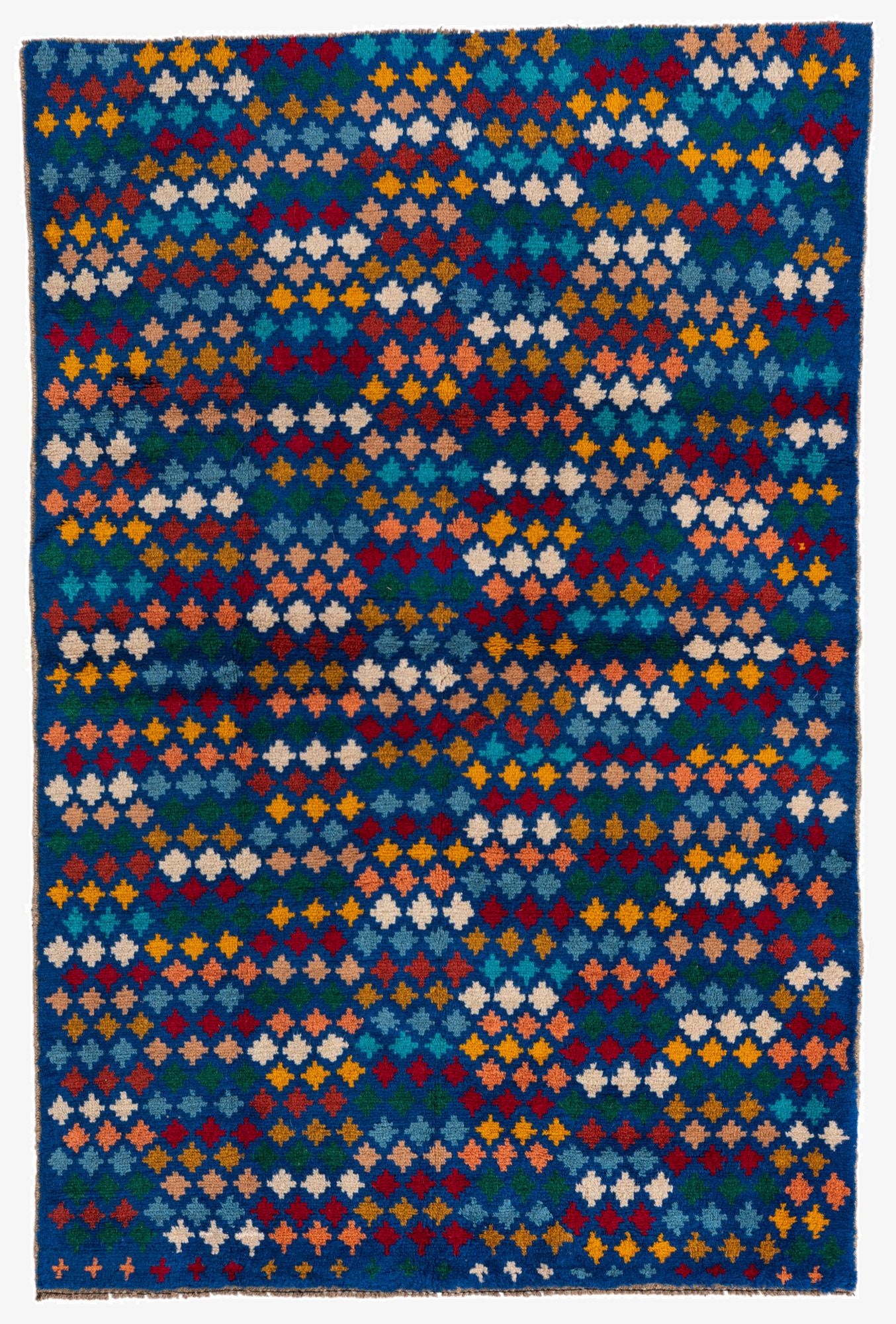  3' 10 x 5' 9  Hand Knotted Balouch Wool Rug