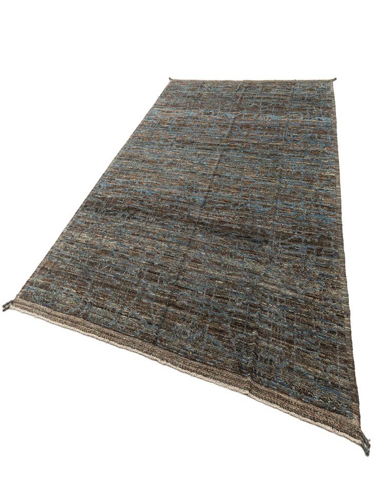 Detail image of  10' 10 x 13' 10  Hand Knotted Beni Marok Rug