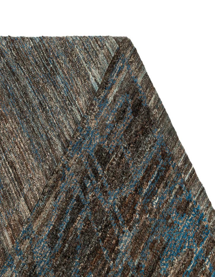 Detail image of  10' 10 x 13' 10  Hand Knotted Beni Marok Rug