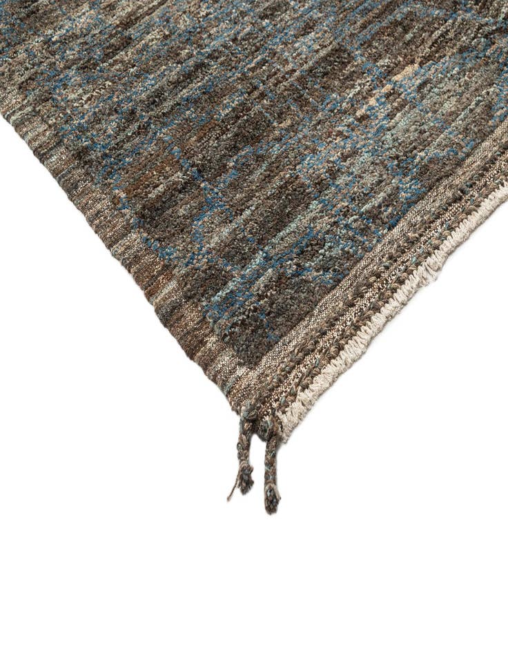 Detail image of  10' 10 x 13' 10  Hand Knotted Beni Marok Rug
