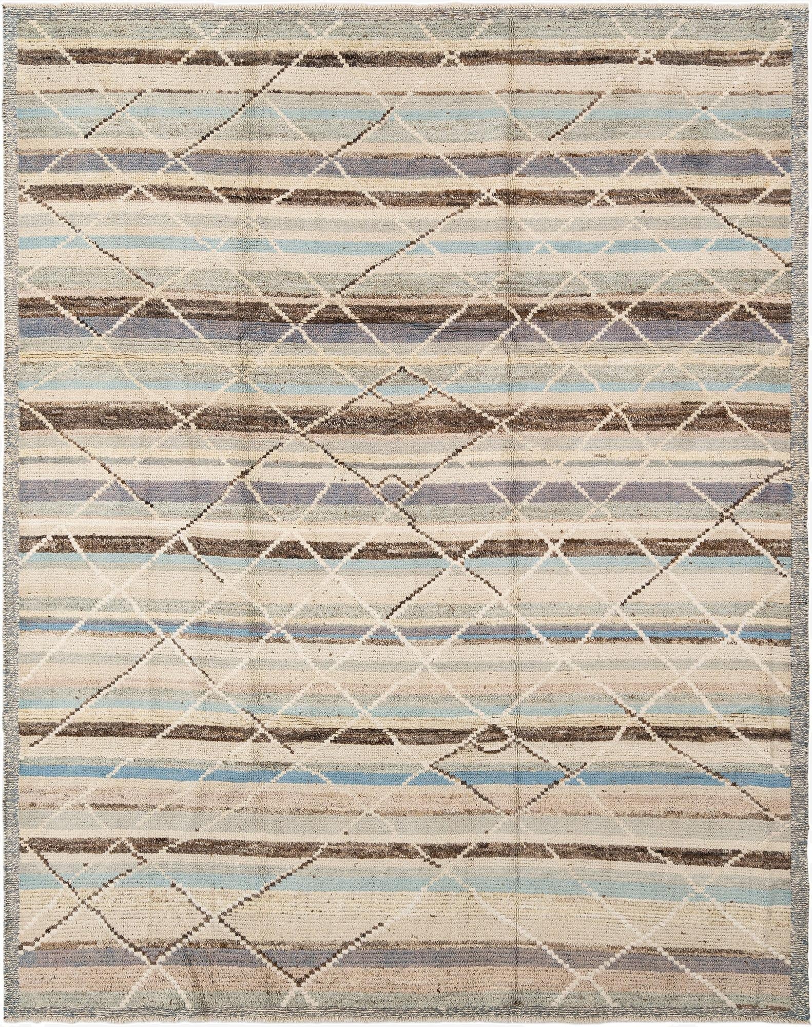  8' 3 x 10' 4  Hand Knotted Beni Marok Rug