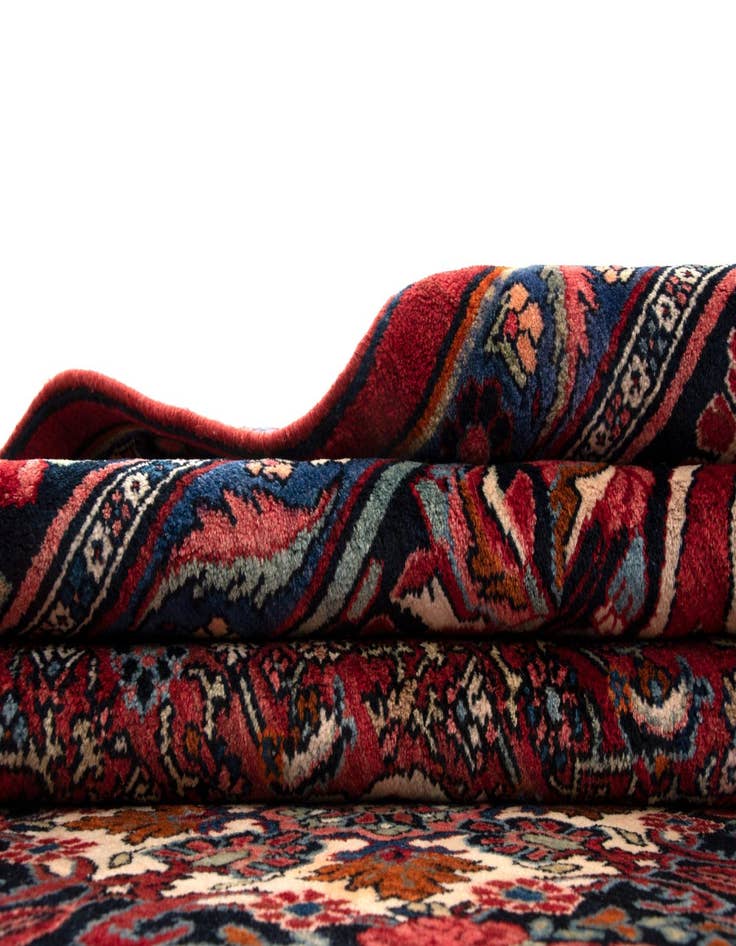 Detail image of  8' 5 x 11' 11  Hand Knotted Bidjar Persian Rug