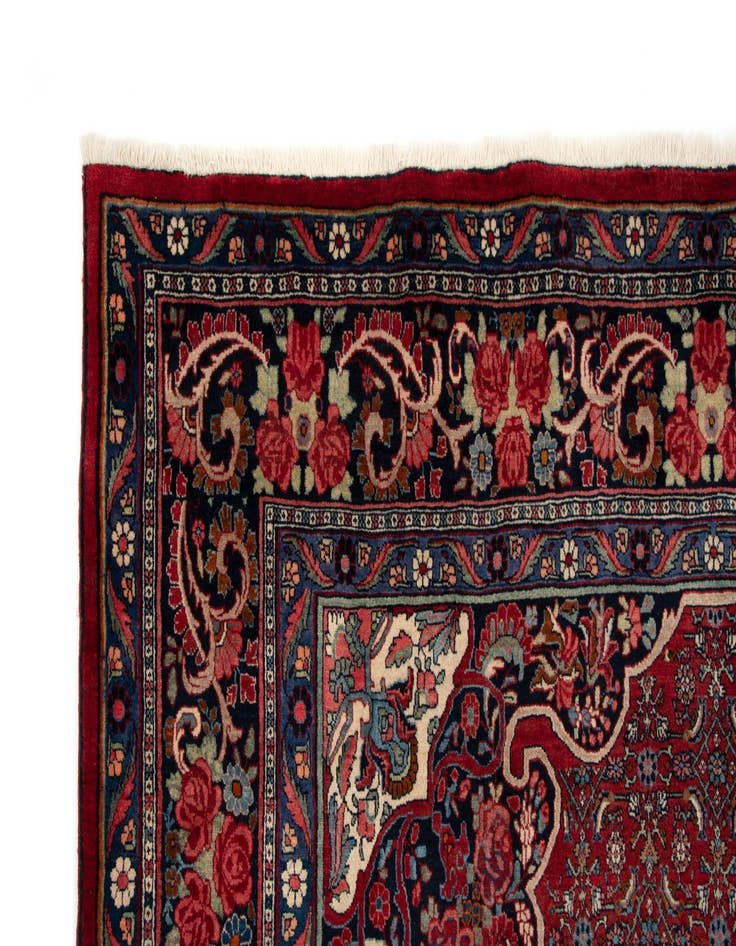 Detail image of  8' 5 x 11' 11  Hand Knotted Bidjar Persian Rug