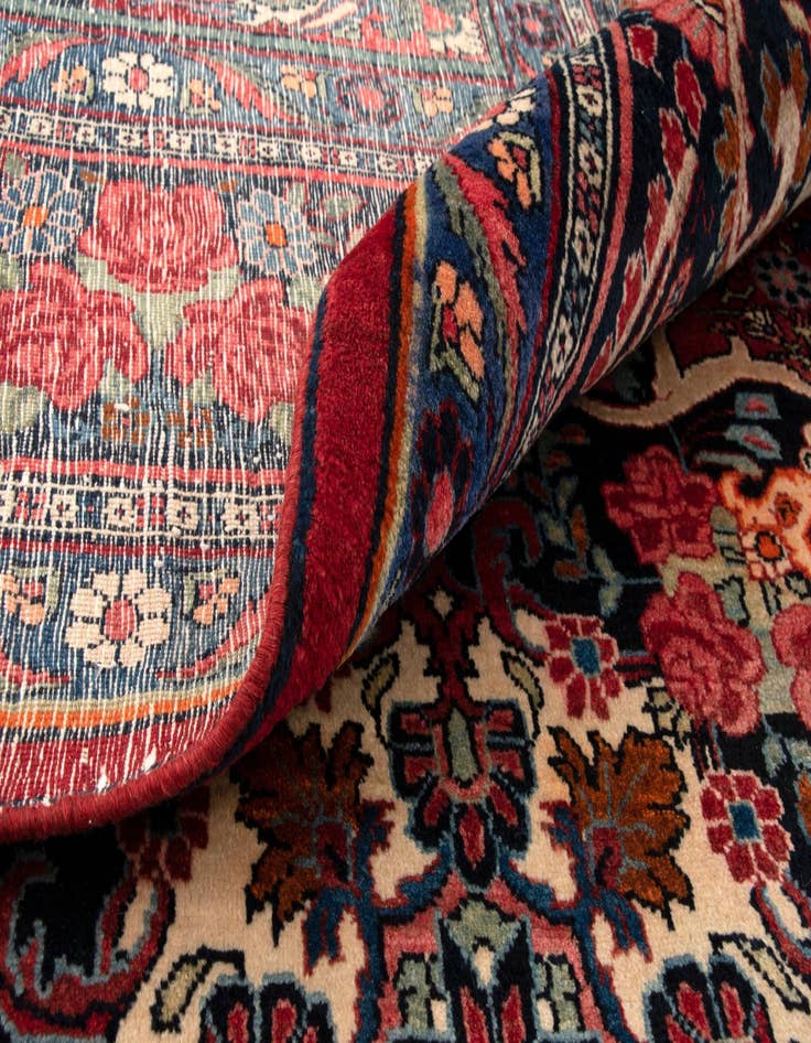 Detail image of  8' 5 x 11' 11  Hand Knotted Bidjar Persian Rug