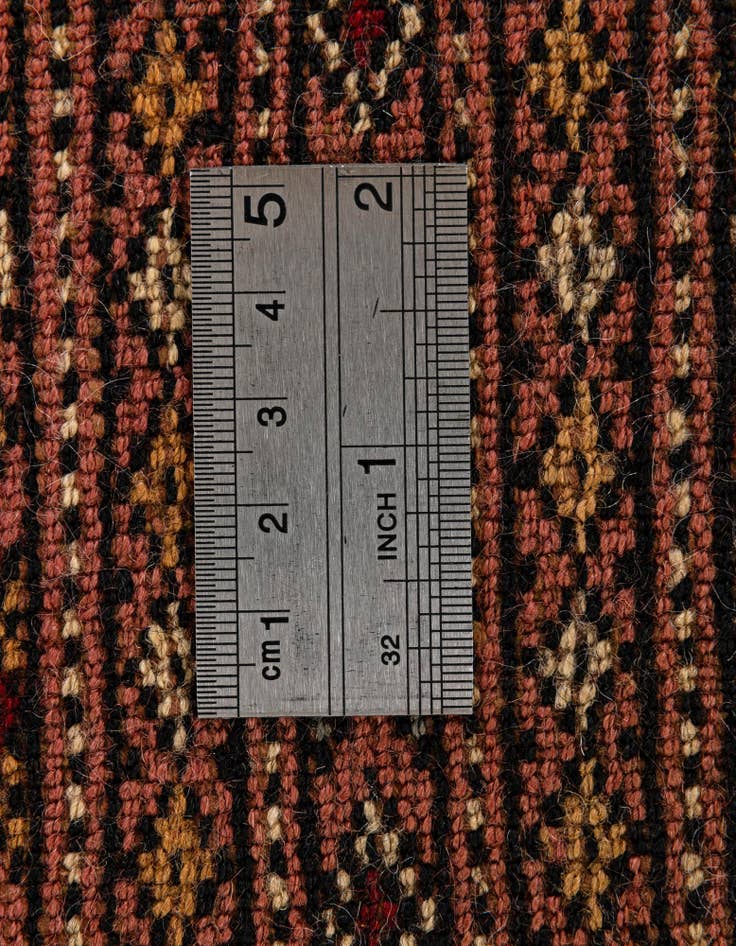 Detail image of  4' 2 x 6' 6  Hand Knotted Bokhara Oriental Wool Rug