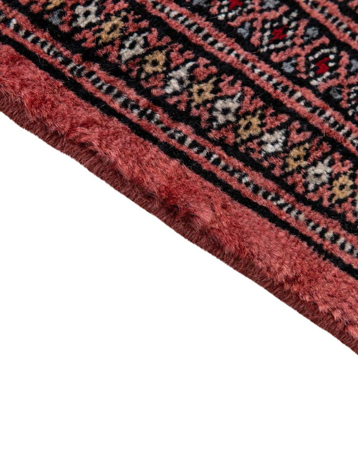 Detail image of  4' 2 x 6' 6  Hand Knotted Bokhara Oriental Wool Rug