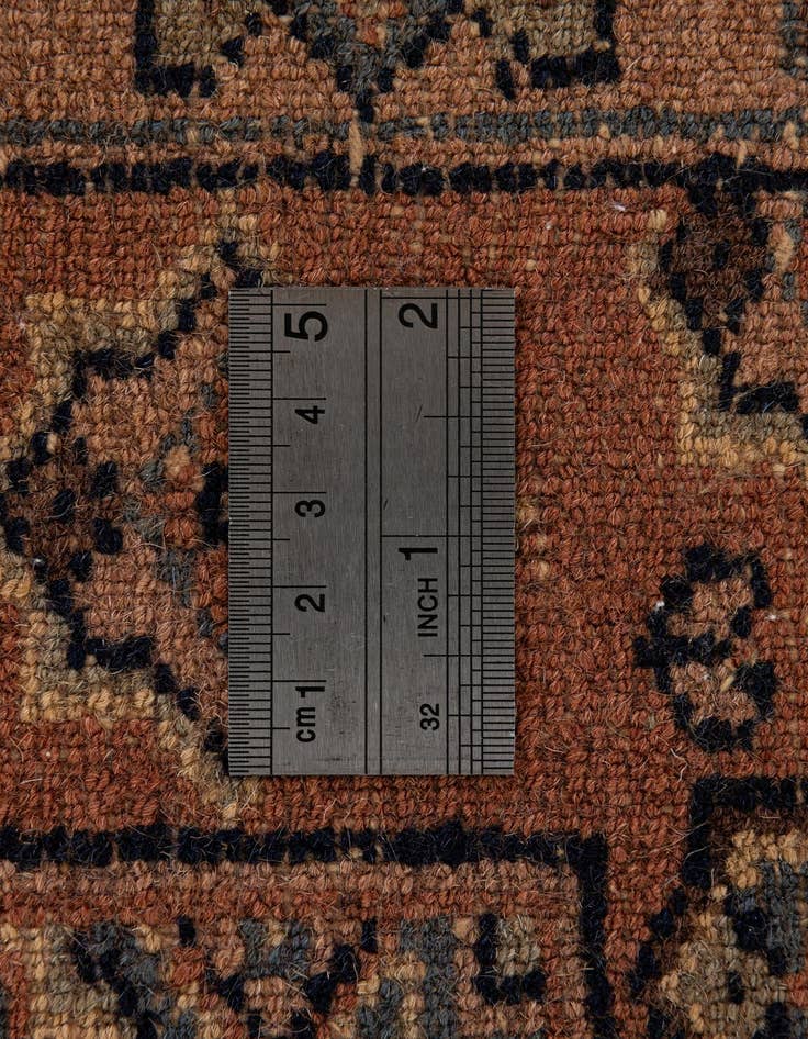 Detail image of  3' 2 x 4' 10  Hand Knotted Bokhara Oriental Wool Rug