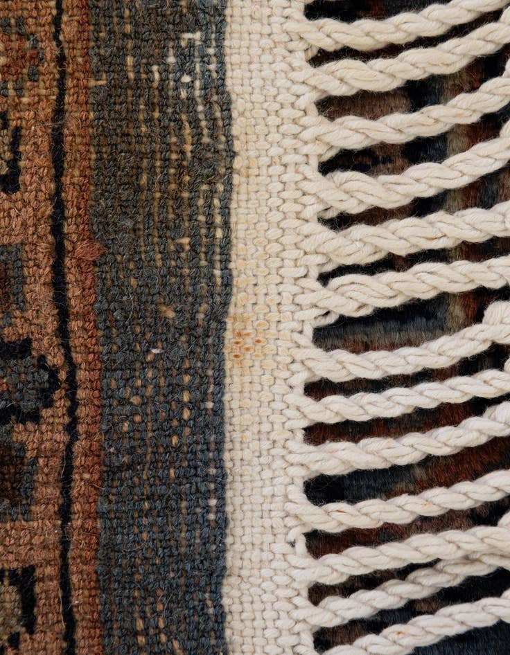 Detail image of  3' 2 x 4' 10  Hand Knotted Bokhara Oriental Wool Rug